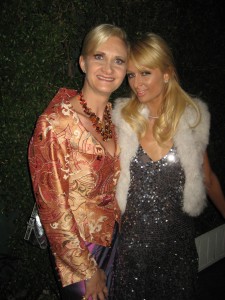 Paris Hilton and Sophie Gayot