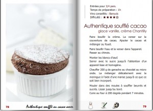 Gilles Epie's chocolate souffle recipe