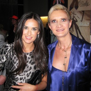 Demi Moore & Sophie Gayot at the opening of ANdAZ
