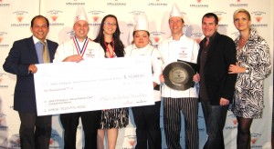 The winners of the Almost Famous Chef 2009 competition