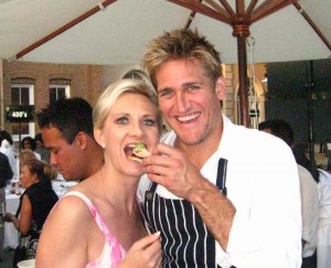 Chef Curtis Stone with Sophie Gayot