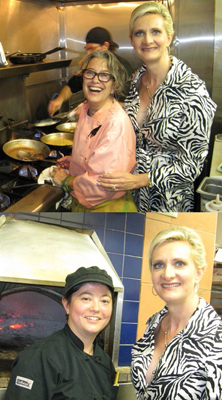 Chefs Susan Feniger and Kajsa Alger with Sophie Gayot