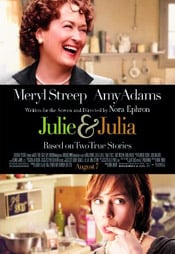 Julia Child brings inspiration to a young woman through her cooking in the film Julie & Julia