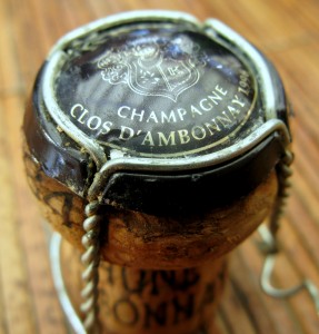 Clos d'Ambonnay cork and capsule with cage