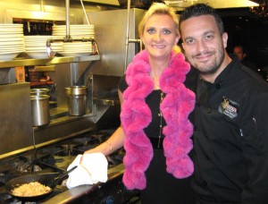 Chef Fabio Viviani, “Top Chef Season 5 Fan Favorite,” with Sophie Gayot