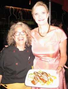 Chef Susan Feniger with Sophie Gayot at STREET restaurant