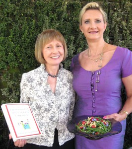 Author Mireille Guiliano with Sophie Gayot