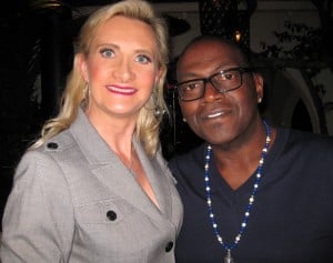 Randy Jackson with Sophie Gayot