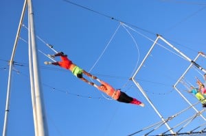 On the flying trapeze