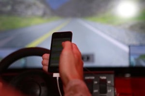 Browsing the internet while driving is a growing problem on the road