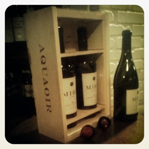 An 'Aquaoir' box of Mira Winery 2009 Cabernet Sauvignon