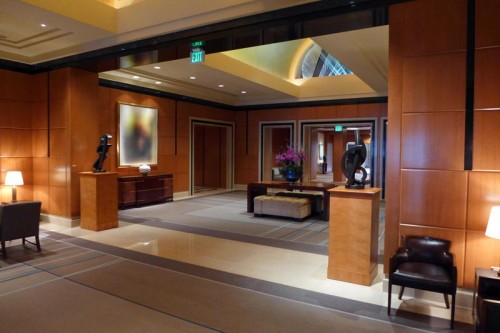 The lobby of the Four Seasons Hotel San Francisco