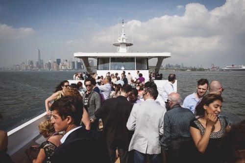 Rosé was the perfect accompaniment for a Hudson River cruise
