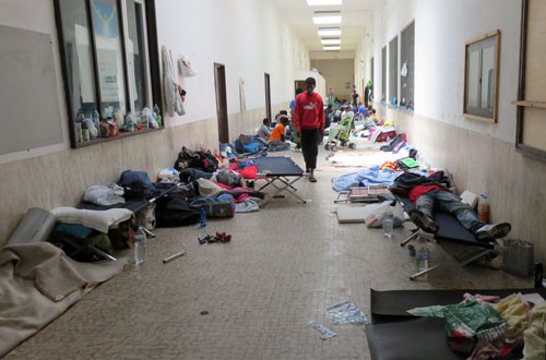 The abandoned migrants of Ventimiglia.