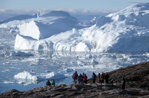 The UNESCO World Heritage Site of the Ilulissat Icefjord is the fastest and most productive glacier in the Arctic The UNESCO World Heritage Site of the Ilulissat Icefjord is the fastest and most productive glacier in the Arctic