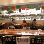 View of the open kitchen at Mo-Chica in downtown Los Angeles