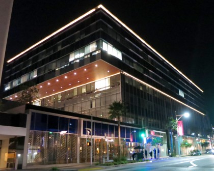 The exterior of Hakkasan in Beverly Hills, CA