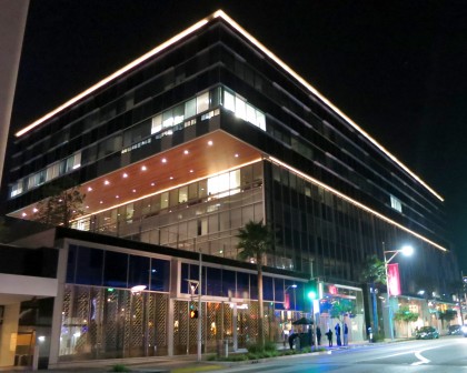 The exterior of Hakkasan in Beverly Hills, CA