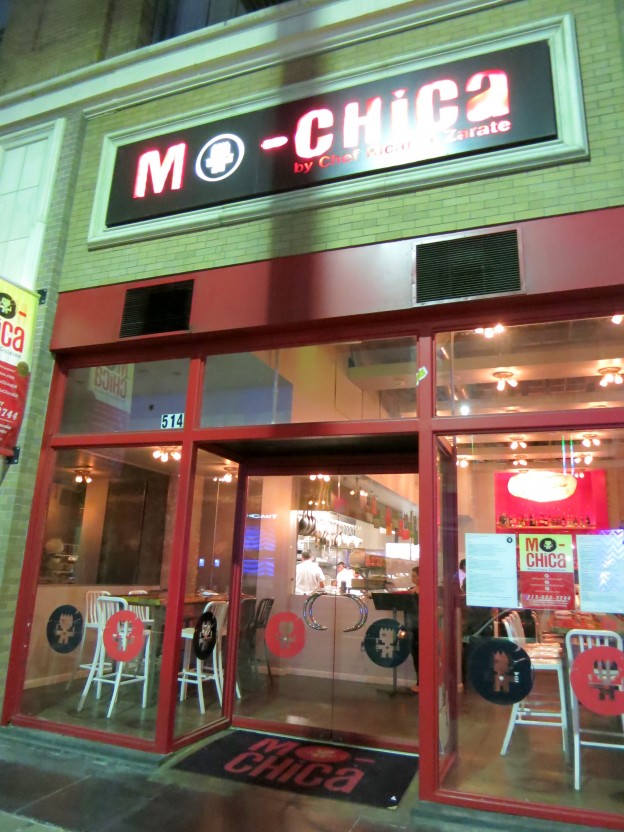 Exterior view of Mo-Chica in downtown Los Angeles