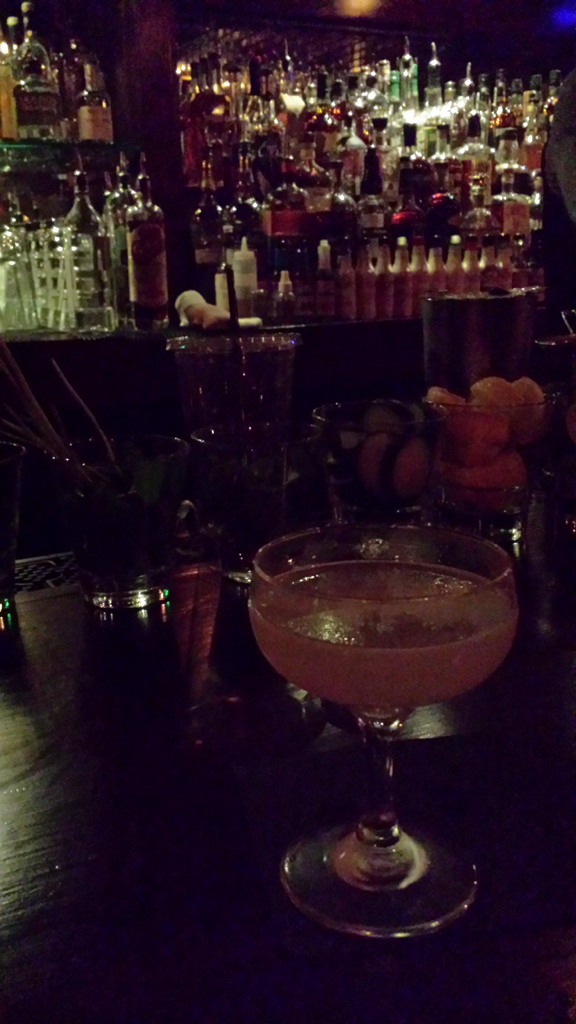 Corpse Reviver cocktail in the Parlour speakeasy