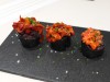 Black pudding and peppers