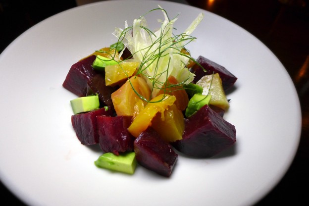 Beets fennel and avocado