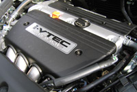 The Honda CR-V's 2.4-liter four-cylinder engine