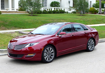The 2016 Lincoln MKZ Hybrid Black Label Edition, one of GAYOT's Top 10 Hybrid Cars