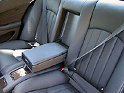 The rear seats of the 2006 Mercedes-Benz CLS500