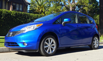 The Nissan Versa Note, one of GAYOT's Top 10 Fuel-Efficent Cars for 2014
