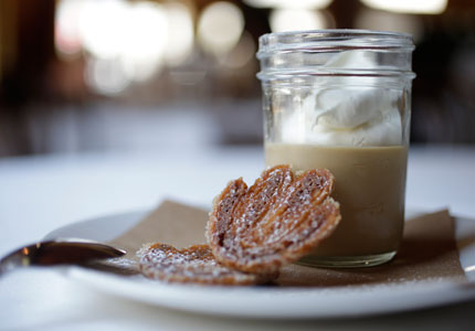 Bronwen Wyatt's butterscotch pudding (Photo by Chris Granger) Bronwen Wyatt's butterscotch pudding (Photo by Chris Granger)