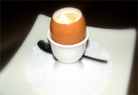 Farm-fresh Arpège egg