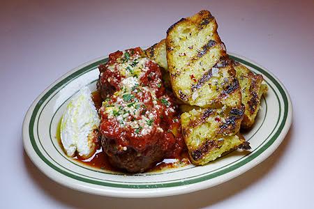 Don't miss the light and airy meatballs at Jon & Vinny's