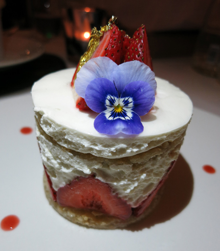 The fraisier at Le Petit Paris is a traditional French delight