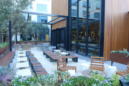 Otium is a spacious stunner situated right next to The Broad museum in downtown Los Angeles