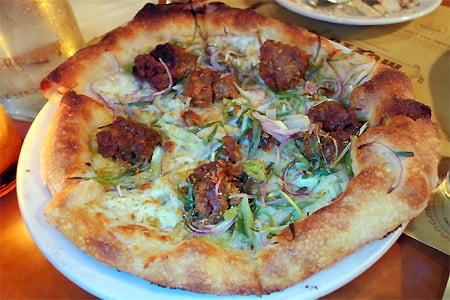 Fennel sausage pizza at Pizzeria Mozza, one of the Top 10 Pizza Restaurants in the US