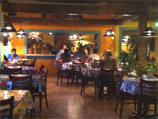 Colorful art, a lively vibe and New Mexican food distinguish this Santa Fe restaurant.