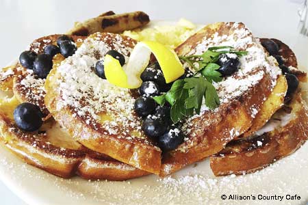 One of Ventura's favorite breakfast spots, Allison's is big on small-town charm and homey food.