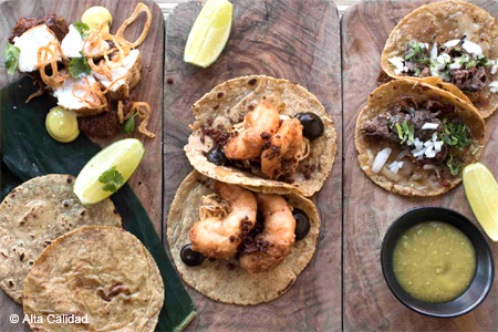 Tacos, Mexican small plates and shareable main dishes from Akhtar Nawab's Prospect Heights restaurant.
