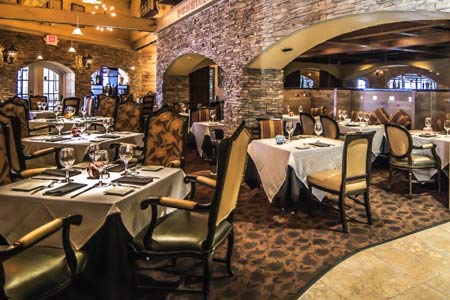Orange County’s power elite and private groups dine on Northern Italian cuisine and drink from an extensive wine list.