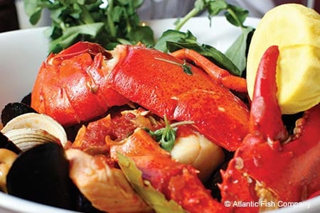 Bostonians and tourists alike flock to Atlantic Fish Company for some of the city's best seafood dishes.