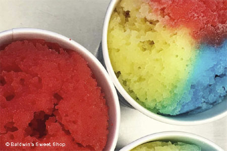 Shave ice with flavors that will evoke childhood memories for locals.