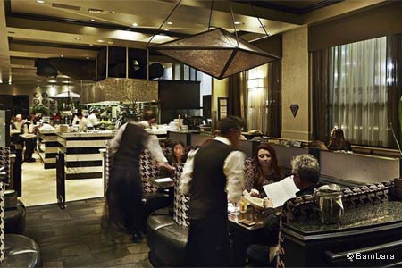 Hip and polished urban bistro nestled in the Hotel Monaco right in the heart of downtown.