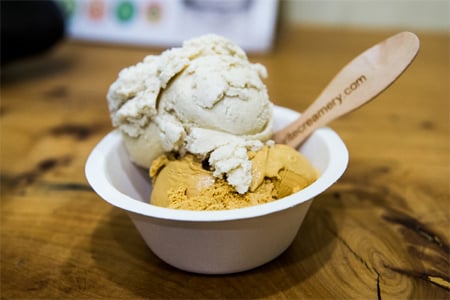 Indulgent small-batch ice creams and baked goods crafted with local ingredients.