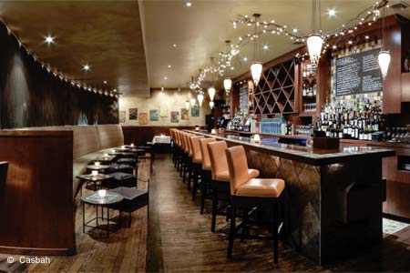 Upscale yet casual dining at this kitchen and wine bar with a daily-changing, market-based menu.