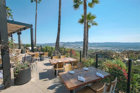 The Castaway in Burbank features specialty steaks and sweeping views overlooking the San Fernando Valley and beyond.