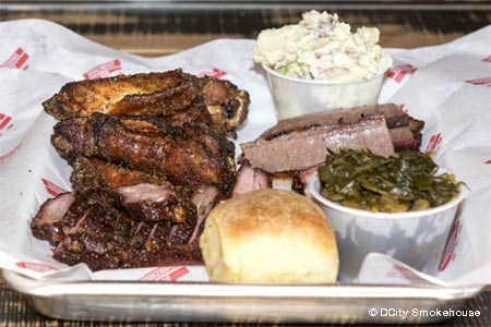 DCity Smokehouse in Bloomingdale turns out BBQ brisket, ribs, pulled pork and more.