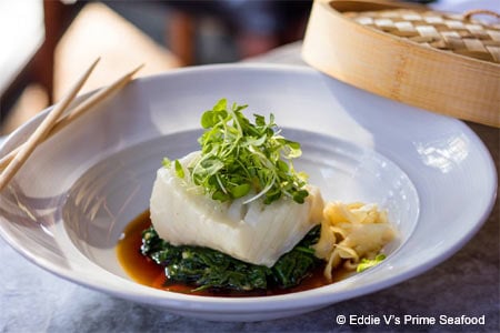 When you're hungry for fresh fish prepared in sophisticated ways, try this upscale restaurant.