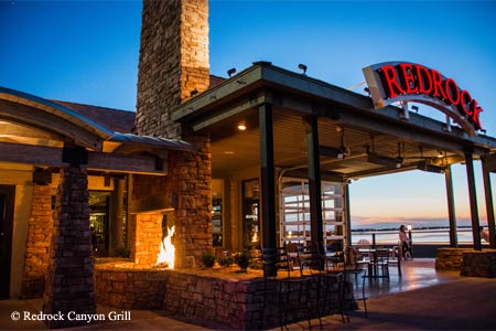 With its lake views, Redrock Canyon Grill is one of GAYOT's Best Romantic Restaurants in Oklahoma City