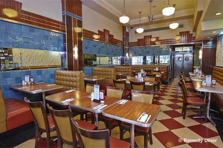 This clean, affordable 24/7 diner is a throw-back, irony not included.